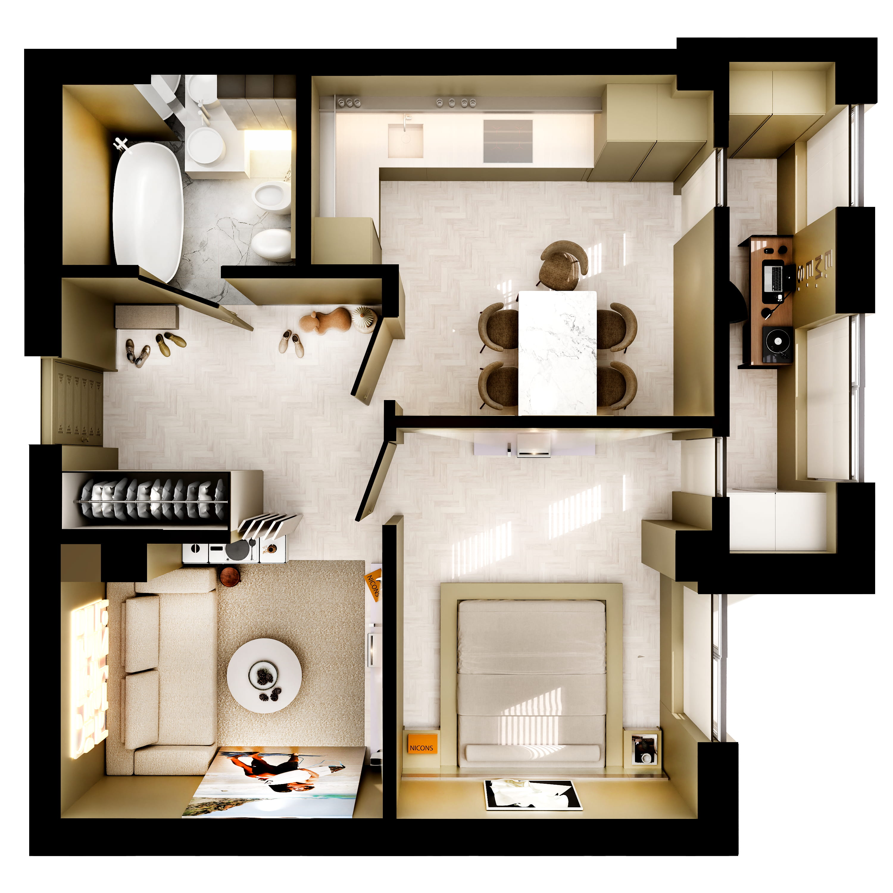 Interactiv plat